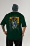 Pablo Picasso Back Printed Green Oversize T-Shirt Men Women Crew Neck Cotton T-Shirt