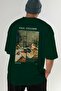 Paul Cezanne Curtain Back Printed Green Oversize T-Shirt Men Women Crew Neck Cotton T-Shirt - 7