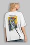 Pablo Picasso Back Printed White Oversize T-Shirt Men Women Crew Neck Cotton T-Shirt - 3
