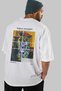 Pablo Picasso Back Printed White Oversize T-Shirt Men Women Crew Neck Cotton T-Shirt - 7