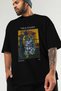 Pablo Picasso Front Printed Black Oversized T-Shirt Men Women Crew Neck Cotton t Shirt - 3
