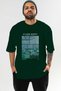 Claude Monet Front Printed Green Oversized T-Shirt Men Women Crew Neck Cotton t Shirt