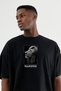 Unisex Stylish Comfortable Oversize Cotton Crew Neck T-Shirt with Special Design Code 34820