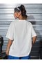 Unisex Stylish Comfortable Oversize Cotton Crew Neck T-Shirt with Special Design Code 34943 - 2