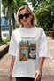 Salvador Dali Front Printed White Oversize T-Shirt Men Women Crew Neck Cotton T-Shirt - 5