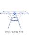 Clothes Drying Stand with Adjustable Folding Wings Clothes Hanger Stand - 7