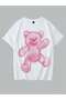 Unisex Stylish Comfortable Oversize Cotton Crew Neck T-Shirt with Special Design Code 35692 - 8