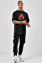Marecash Sc Plus Oversize Mackbear Printed Black Tshirt - 2