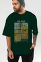 Van Gogh Front Printed Green Oversize T-Shirt Men Women Crew Neck Cotton t Shirt - 6