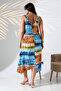 Summer Plus Size Suspender Viscose Dress - 7