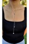 Women's Y Necklace Adjustable Y Necklace with Elevator