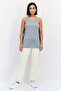 Women Sportswear Fit Sleeveless Training Top, Grey - 2