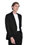 Black Slim Fit Mono Collar Casual Suit - 3