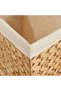 Laundry Basket with 3 Sections 75x42.5x52 cm Water Hyacinth - 7
