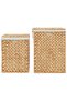 Laundry Baskets 2 pcs Water Hyacinth - 6