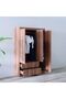 Selva 3 Door + 2 Drawer Wardrobe - Cherry L120xW42xH181cm - 4