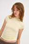 Crew Neck Modal Basic T-Shirt P0365 - 6