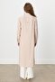 Shirt Collar Macromel Modal Tunic Beige - 4