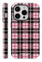 iPhone 15 Pro Max Double Layer Armor Protection Plaid Glossy Premium Protect Phone Case