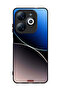 غطاء حماية لهاتف Infinix Smart 8 4G بنمط خطوط منحنية