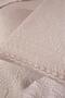 Zoya Lace Quilted Ultrasonic Double Bedspread Powder - 7