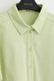 Plus Size Epaulet Cotton Tunic Water Green - 3