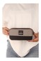 Gray Two-Eye Crinkle Fabric Pen Bag Pen Holder (173)