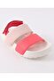 Solid Sandals with Back Straps - Pink - 7