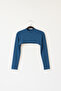 Turtleneck Jersey Uniform Concealer Long Sleeve Neck Collar Crop - 5