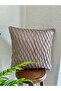 Bronze Brown Embossed Detailed Woven Fabric