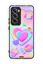 غطاء حماية Oppo Reno12 5G برسومات قلوب البوب