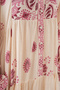 Women's Patterned Hijab Dress Claret Red 1010 - 5
