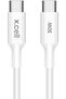 Xcell 30W USB-C to USB-C Fast Charging Cable | 30W Power Delivery | 1 Meter | 3Amp Capacity | Heat R - 2