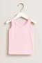 3-Pack Girls' Cotton Vests – Pastel Soft Essentials in Pink, Yellow & Blue - 2
