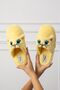 Cute Cat Figured Embroidery Embroidered Non-Slip Non-Slip Light Sole House Slippers