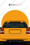 20 cm Kemal Atatürk Signature Sticker Car, Auto Vehicle Sticker White - 2