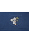 Muslin 100% Organic Cotton - Unisex Baby Long Romper - Koala Embroidery with Pockets - Snap Fasteners - Navy Blue - 4