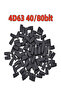 4D63 80bit 10 قطع رقاقة ترانسفوندر سيراميك فارغة 4D63 40/80bit ID63 ID83 TP33 رقاقة مفتاح السيارة لفورد M - 7