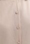 Beige-Baby Collar Linen Skirt Suit - 6