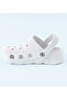 Back Strap Closure Solid Clogs - White - 5