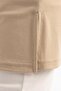 Beige-Basic Zero Sleeve Undershirt Tunic - 5