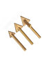 3pc Soldering Iron Tips Set Copper Triangular Smoothing Head Replacement Tips for 80Watt Plastic ... - 3