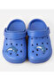 Dolphin Applique Back Strap Closure Clogs - Blue - 3