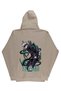 Lenithra Jujutsu Kaisen Gojo Anime Back Printed Unisex Oversize Beige Hoodie - 2