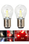 6000K 1157 BAY15D white-2pc 2Pcs Led Filament Chip Car Light 1156 BA15S 1157 BAY15D 2W 3W ED Turn Si - 8