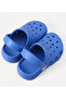 Dolphin Applique Back Strap Closure Clogs - Blue - 7