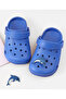 Dolphin Applique Back Strap Closure Clogs - Blue - 2