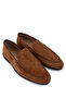Men's Genuine Leather Brown Loafer Shoes - 2