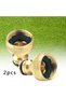 2Pcs 3/4'' Brass Garden Faucet Hose Tap Water Adapter Water Pipe Fittings Female Quick Connector ... - 4