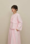 Aller Detailed Voile Shirt Pink